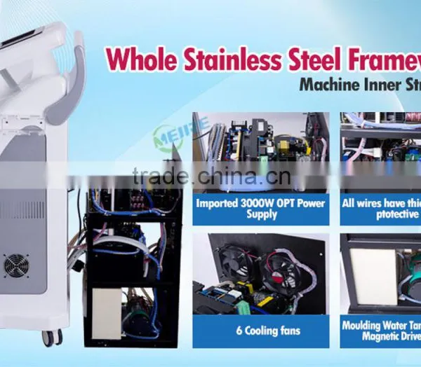530-1200nm Best Seller 2016 E Light Ipl Rf System Laser Machine Multifunction photo-5