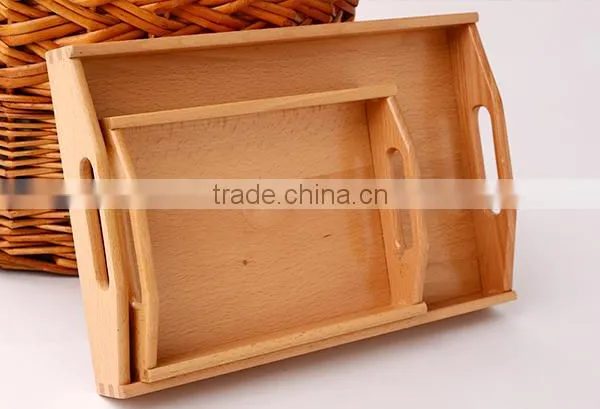 New Design Wood Trays With Handle photo-5