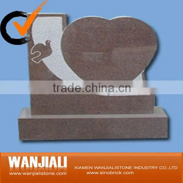 Red Granite Monument,heart Monument