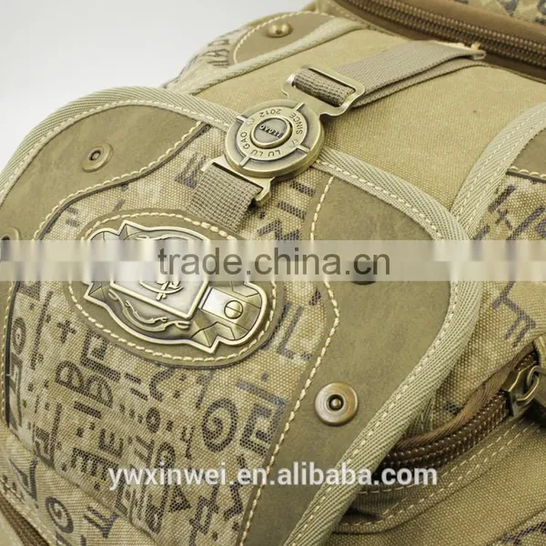 Fashion Style Canvas Backpack,2016 the Latest Design of Canvas Backpack Quality Choice photo-3