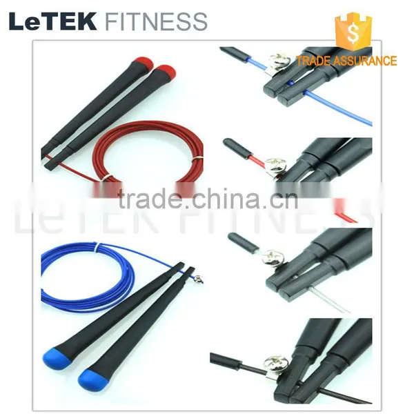 2015 NEW Adjustable Crossfit Speed Jump Rope With PP Handle. Quality Choice photo-4