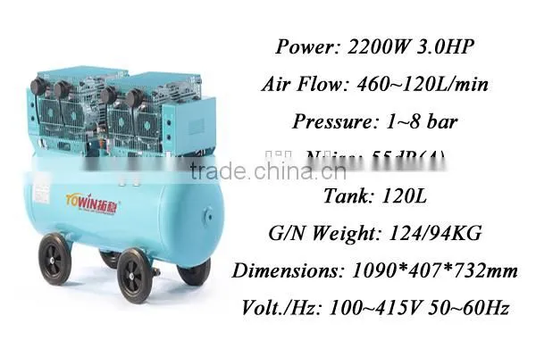 Portable Silent Oil-free Air Compressor With 100% Oilless Pure Clean Air(TW5504) photo-2