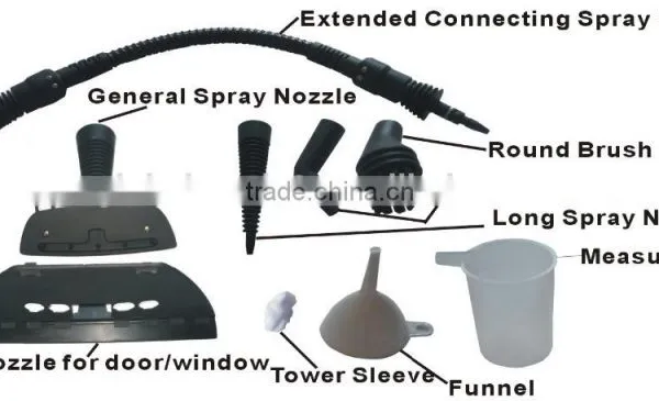 Handheld Steam Cleaner 270x120x220 mm With Safe BS Plug CE RoHS H0071 photo-3