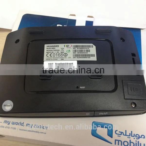 Original Unlocked Huawei B683 Update 21.6Mbps 3G Wireless Router HSPA+ WIFI Wireless Gateway WCDMA 900/2100MHZ photo-2