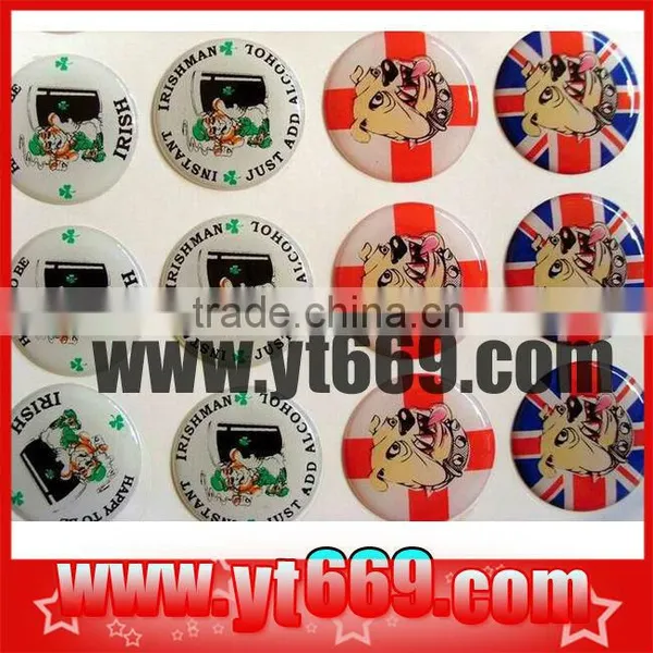 Resin Sticker for Logo