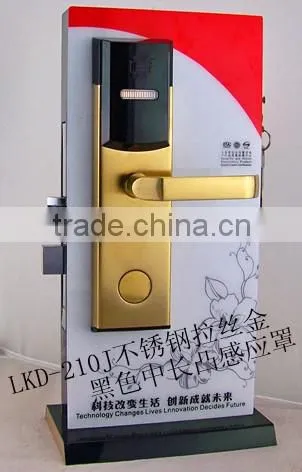 20% Save 304 Stainless Steel Rfid Card Security Handle Safe Electronic Digital Hotel Keyless Smart Lock photo-3