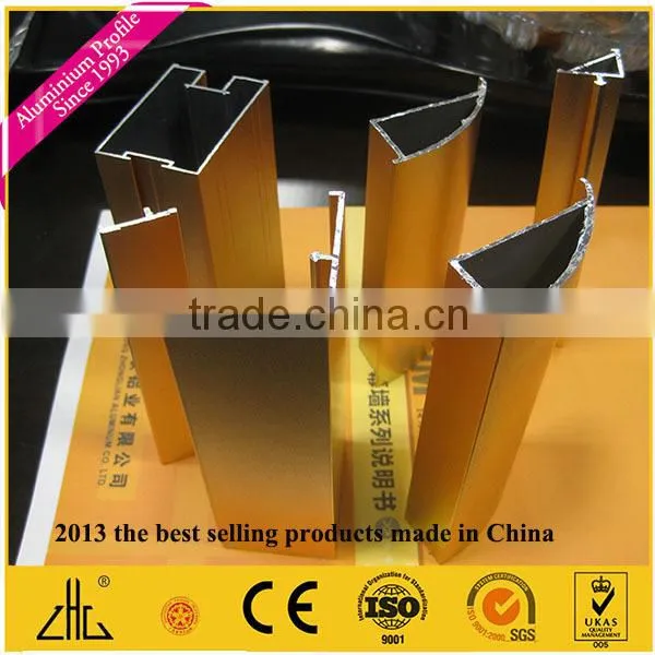 WOW!!!Hot Selling OEM 2015 Best Performance Aluminum c Channel Profil /Aluminum Sliding Wardrobe Door Profiles photo-5
