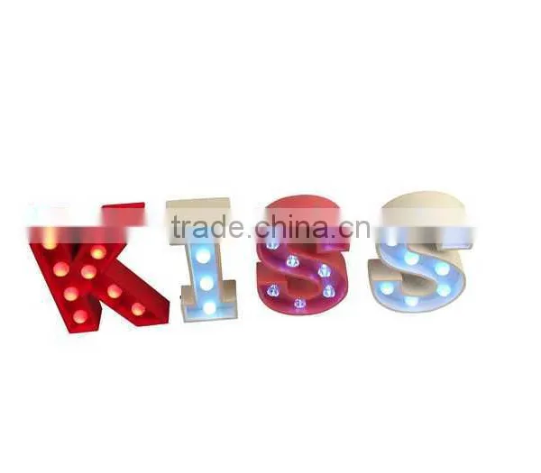 Fashion and Popular Letter Shape Light Marquee Letter Light Battery Letter Light photo-4