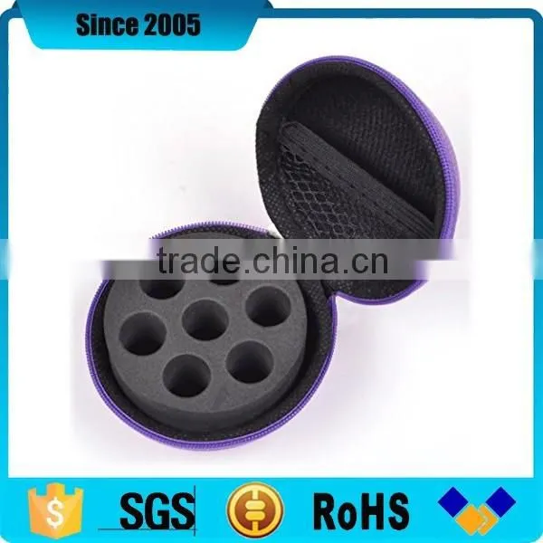 Ball Shape Purple Nylon Cover Eva Essential Oil Protective Case photo-4