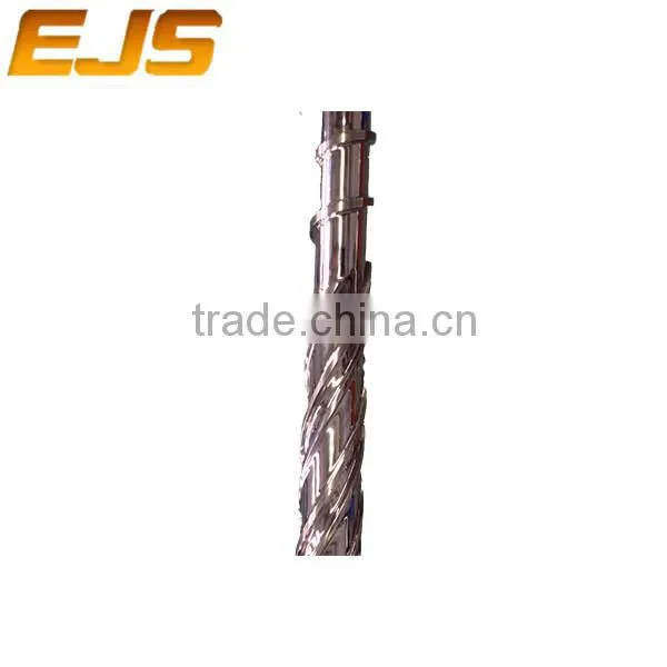 Super-hard Bimetallic Extruder Single Screw for HDPE/LDPE/LLDPE Blown Film Molding Machine/China Extruder photo-2