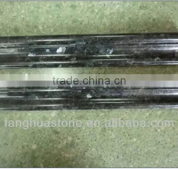 Black Ogee Marble Stone Chair Rail Moulding for Decorations