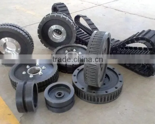Produce Robot Rubber Tracks Robot Caterpillar Rubber Tracks