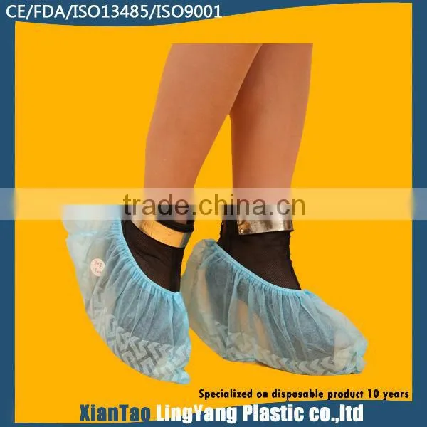 Non Woven pp Disposable Fabric Shoe Cover photo-5
