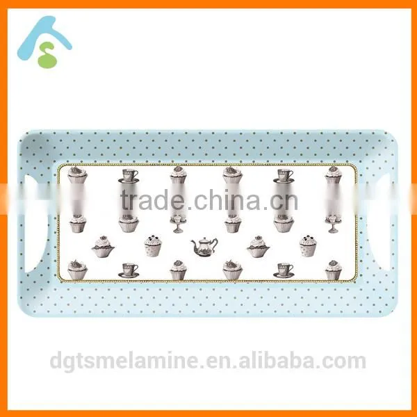 Melamine Carrying Tray With Handles photo-2