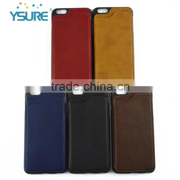 Retro Style PU Leather Flip Back Cover Case For IPhone 7 photo-2