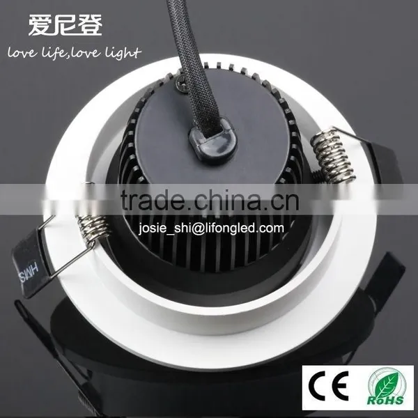 Dimmable 8W CITIZEN COB Ceiling Downlight,beam Angle 15D Warm White photo-4