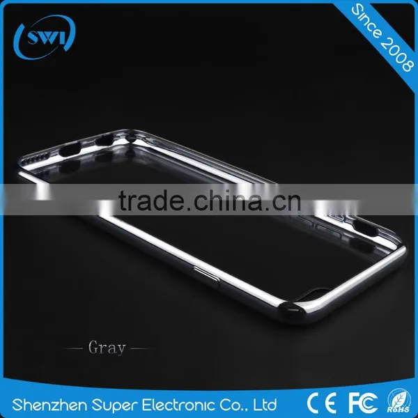 Plating Electroplating Clear Crystal TPU Soft Phone Case Cover for i Phone 6 6G Case photo-4