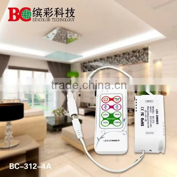 Mini Led Dimmer 12-24V4A/CH*1 for Led Single Color Led Strip Pwm Controller photo-3