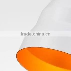 Metal Modern Single Cheap White Outside Gold Inside Pendant Lamp photo-5