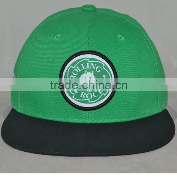 Guangzhou Chapter Hat Factory Professional Customized 100% Cotton Embroidery Logo Flat Brim Hat