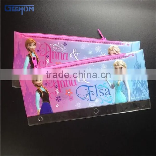 Cheap Custom High Frequency Pvc Bag for School Stationery
