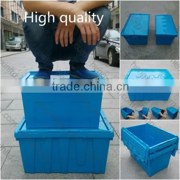 Factory Wholesale Lockable Stackable Plastic Turnover Box photo-6