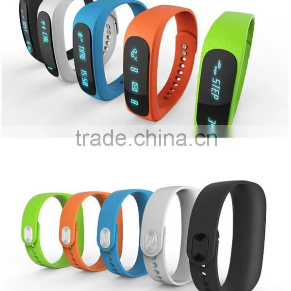 Bluetooth OLED Smart Wristwatch Bracelet E02 Fitness Pedometer Wristband Smart Bracelet Dayday Band photo-5