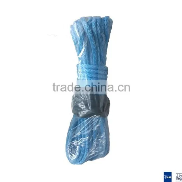Supply 12 mm x 30 Meters Blue Synthetic Winch Rope Free Shipping