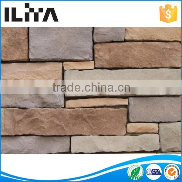 China Factory Mix Color Artificial Wall Stone Veneer For Wall Cladding photo-2