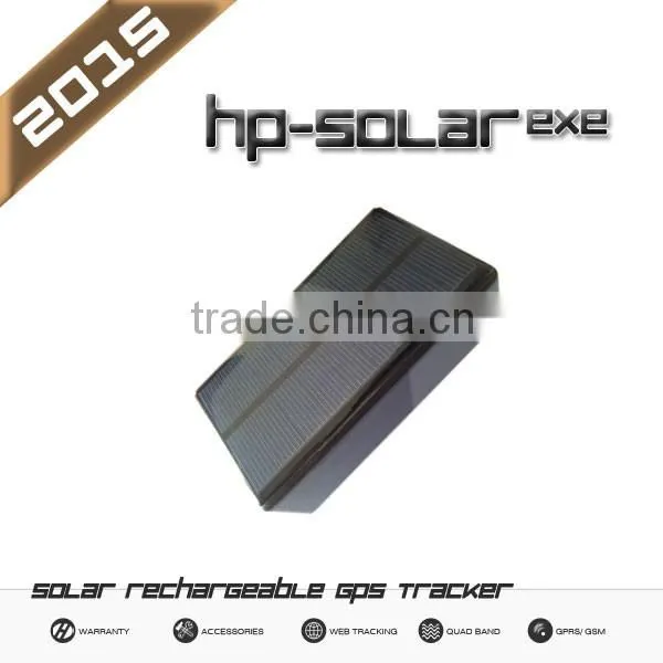 Solar GPS Tracker, Rechargeable Battery, IP65 Case,powerful Solar Pannel, Easy Attach, High Battery Life - Mod HPSOLARexe