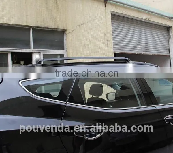 High Quality Aluminium Alloy Roof Rack for 2013+ Hyundai Santafe Roof Rail Auto Accessories From Pouvenda photo-5