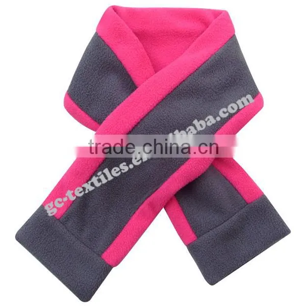 Wholesale China Manufacture Supplier Hot New Product Fashion Baby Women Splicing Double Fleece Scarf photo-4