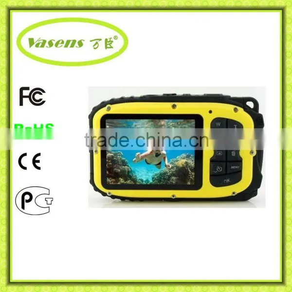 High Quality Mini Digital Camera 10m Waterproof Anti-shock 2.7 TFT 8x Zoom Smile Capture Video Camcorder Sport Camera photo-2