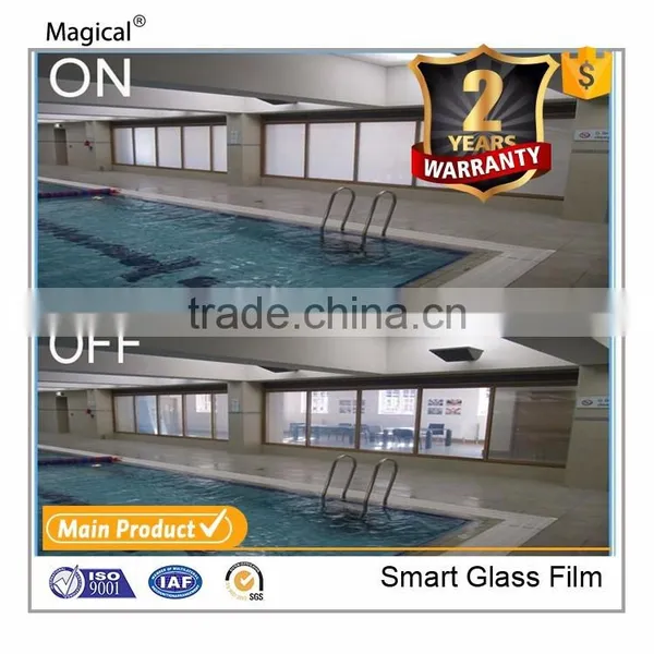 Modern Design Swimming Pool Glass Smart Privacy Partition Film