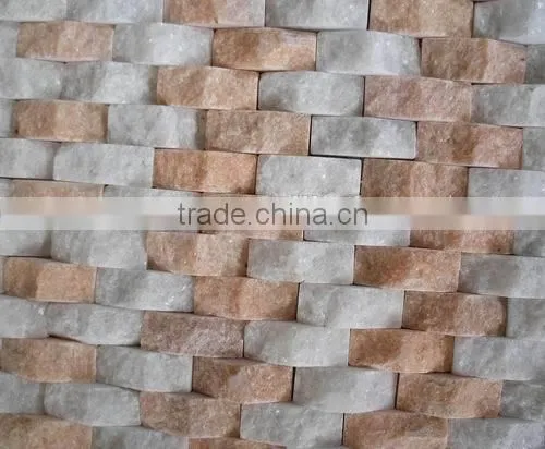 New Calacutta White Chevron Best Selling Bathroom Marble Mosaic photo-6