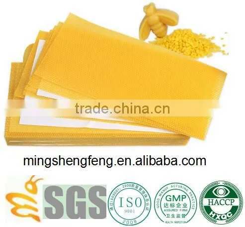 2016 Pure Beeswax Foundation Sheet Bee Wax Sheet for Sale Plastic Beeswax Comb Foundation photo-5