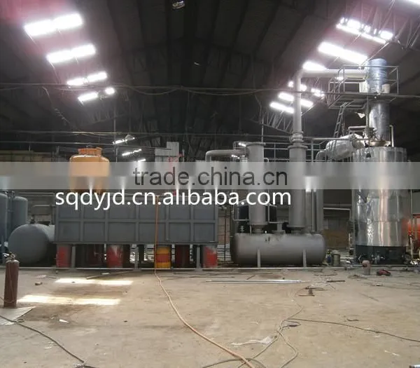 DAYI Continous Feeding System.85%-95% Oil Yield Used Waste Engine Oil/pyrolysis Oil Recycle Plant for Sale With CE photo-2
