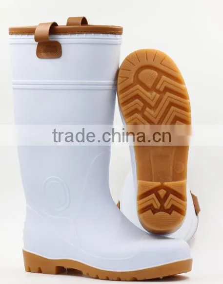 Work Shoes With Fur Lining, Pvc Safety Boots for Men and Women ,PVC Rain Boots photo-2