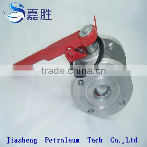 Manufacure Supply Aluminium Flange Ball Valve With Handle photo-5