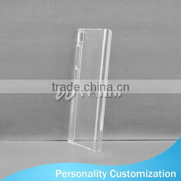 Wholesale Latest Custom Design Light Weight 3D Clear Blank Sublimation Plastic Cell Phone Case For Xiaomi Mi3 photo-2