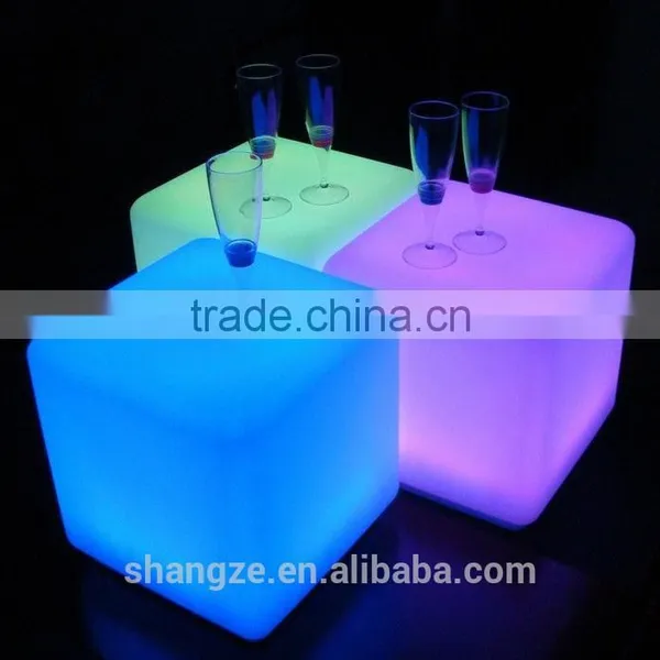 Led Cube Table, Illuminated Cube, Cube Lighting Furniture photo-2