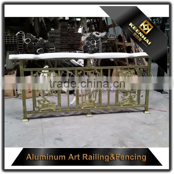 Luxury Design Decorative Powder Coated Cast Aluminum Balcony Railing photo-5