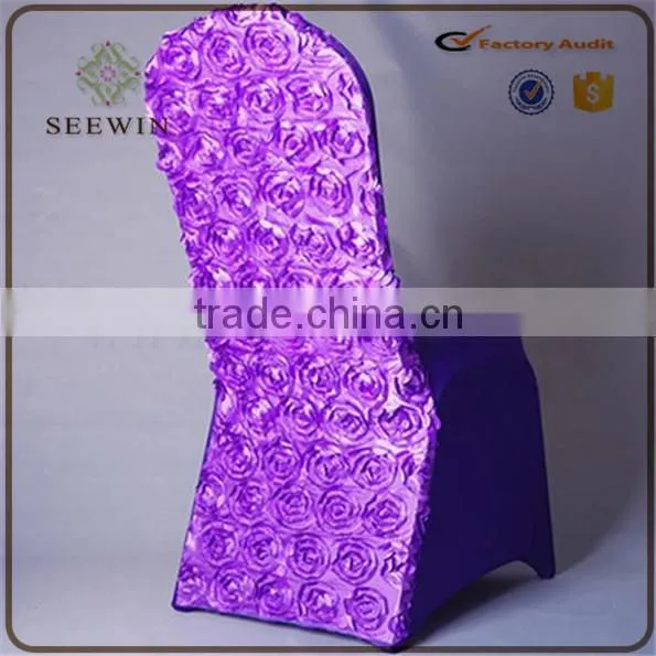 Rosette Chiar Cover Used for Banquet Wedding Rosette Chair Cover photo-2