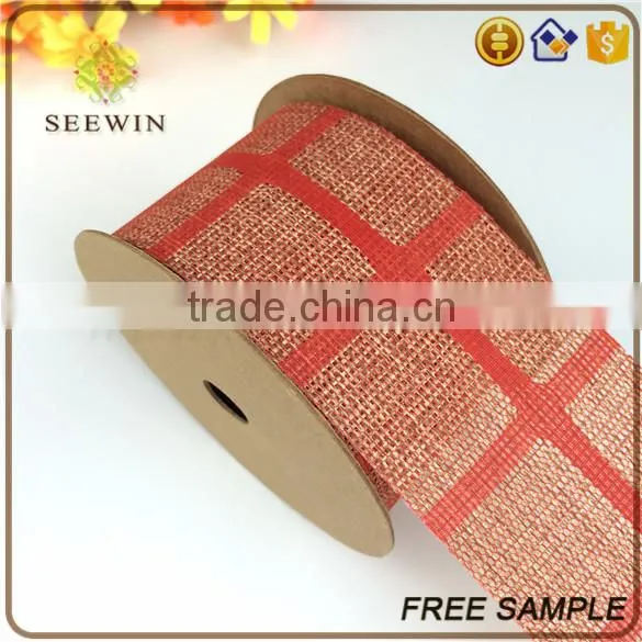 2017 Cheap Wedding Dcorative Wholesale Grosgrain Ribbon With Mesh Fabric photo-2