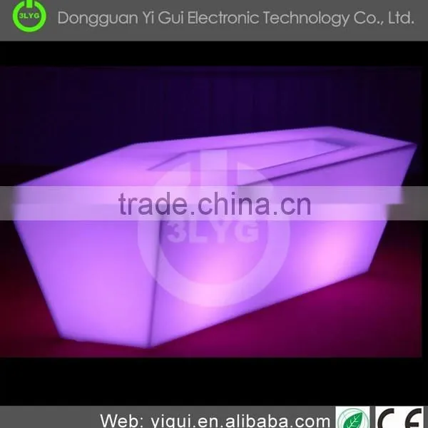 LED Outdoor Solar Round Bar Table for Wedding, Party photo-3