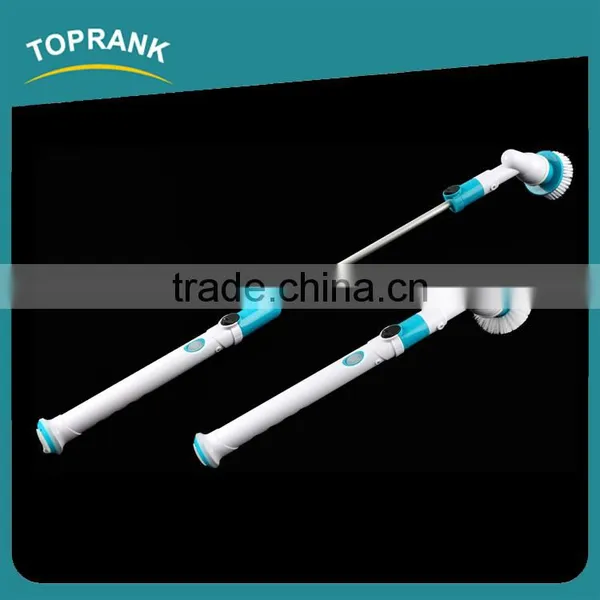Toprank New Hot Selling Turbo Scrub 360 Cordless Tile Scrubber Cleaning Brush Electric Spin Scrubber Brush With Cleaning Kit photo-2