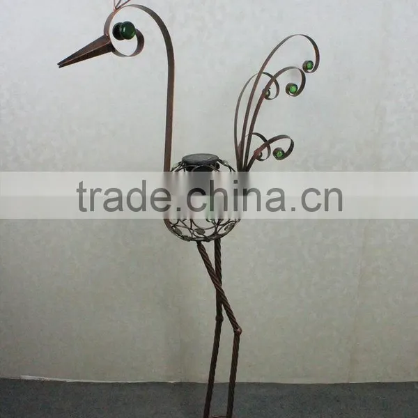 Garden Decor Metal Animal Peacock photo-3