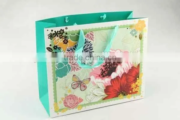 Flower Design Foldable Gift Bag / Shopping Paper Bag photo-4