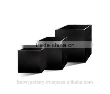 Fiberglass Planter, Set of 3.