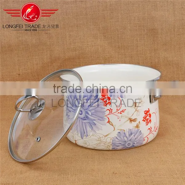 Good Price Colorful Enamel Set Enamelware Excellent Houseware Saucepot / Stewpot photo-4